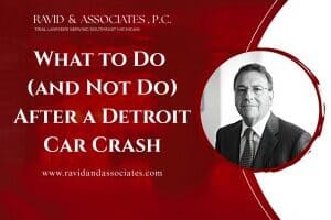 What to Do After a Car Crash in Detroit