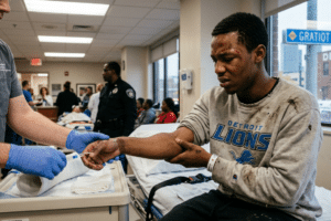 Broken bone injury claims in Michigan, medical treatment and recovery.