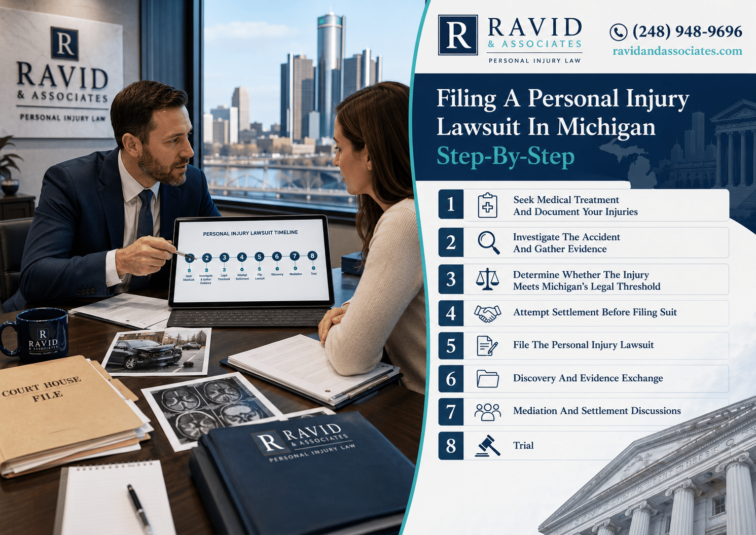 Filing A Personal Injury Lawsuit In Michigan Step-By-Step