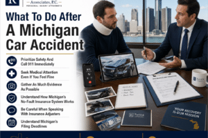 Michigan car accident aftermath: seeking medical attention and legal advice from Ravid & Associates, P.C.