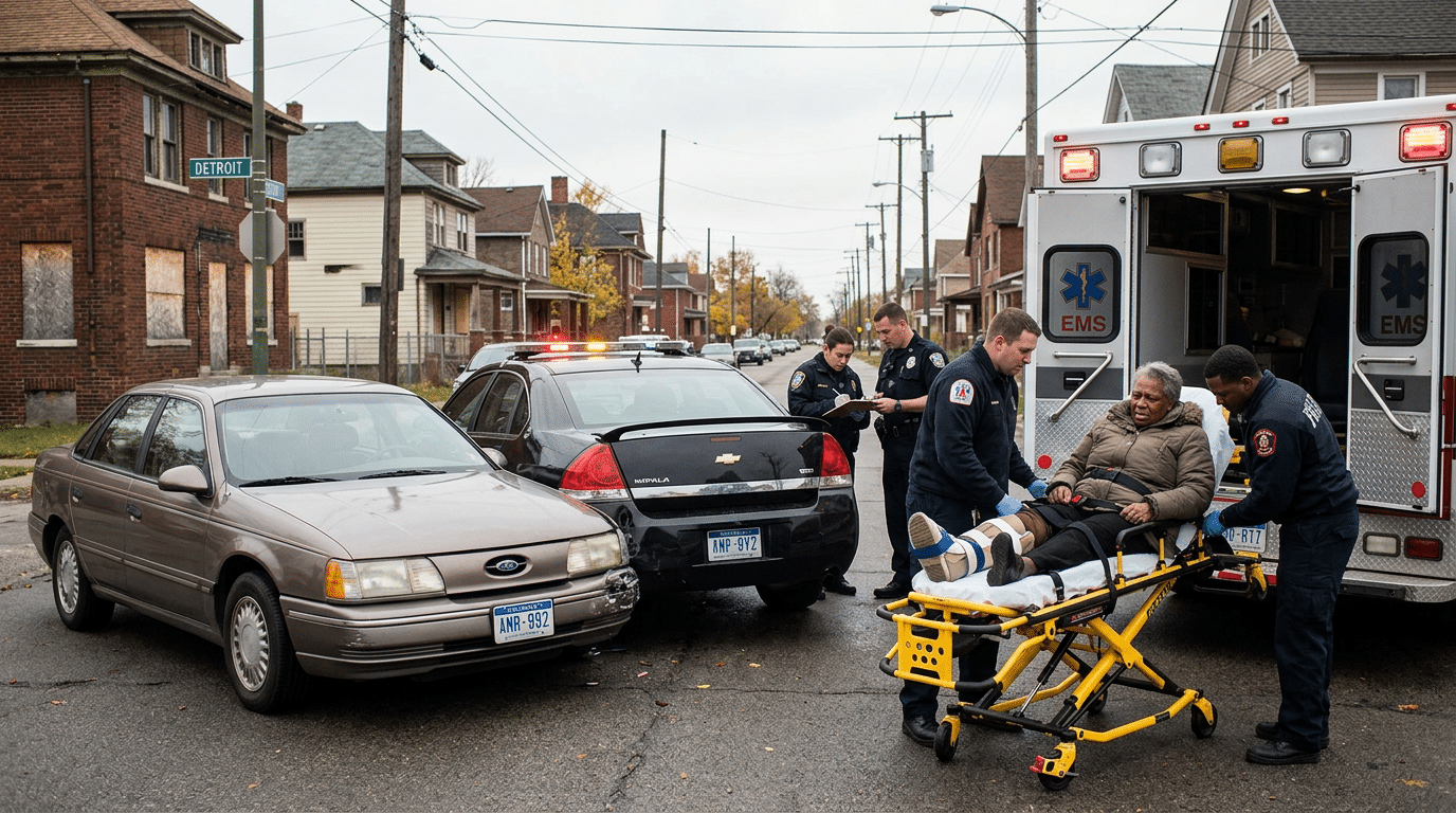 Rear-End Car Accident Broken Hip Injury Claims