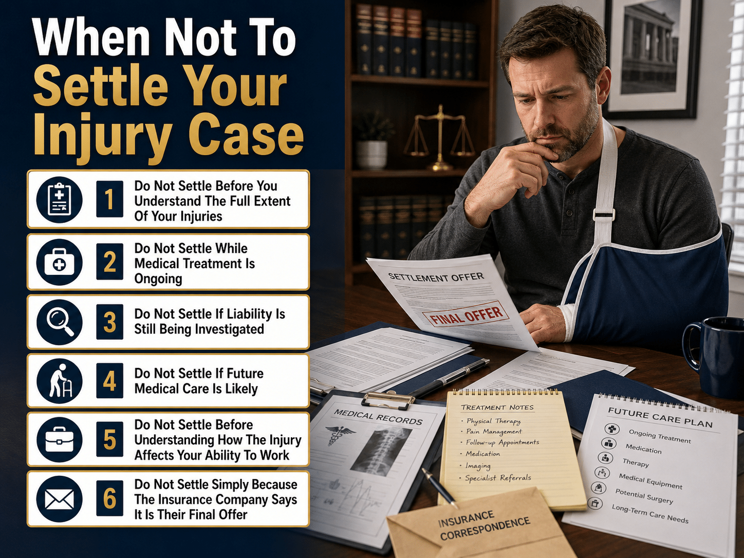 When Not To Settle Your Injury Case