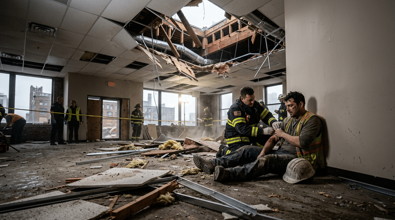 Ceiling Collapse Injury Claims In Commercial Buildings