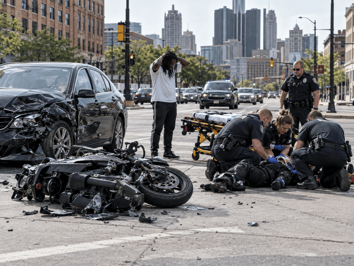 Motorcycle Left-Turn Accidents And Serious Injury Claims In Detroit